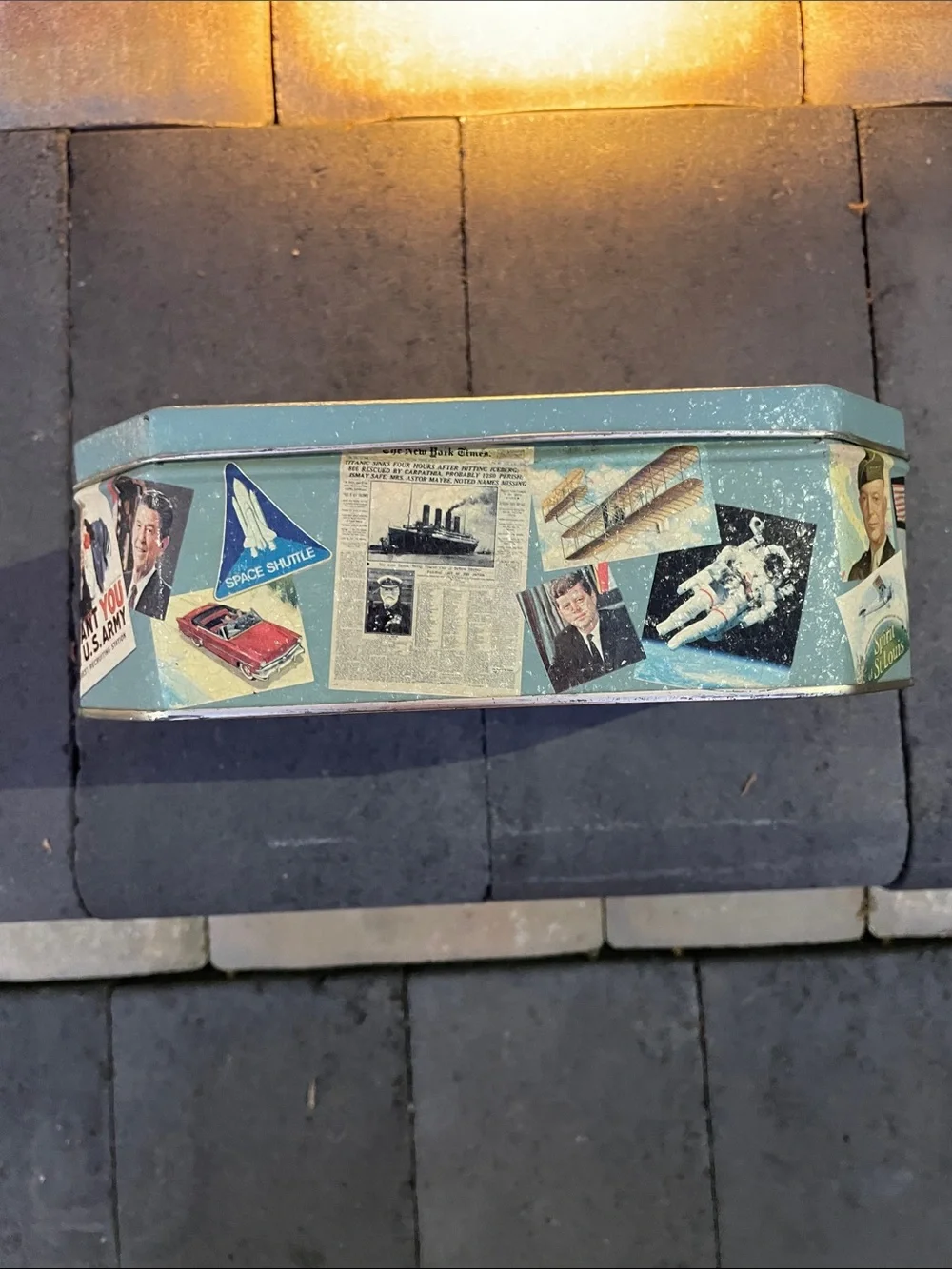 Vintage Millennium Collectors Tin - “The Tin Box Company of America”- Fair Cond.